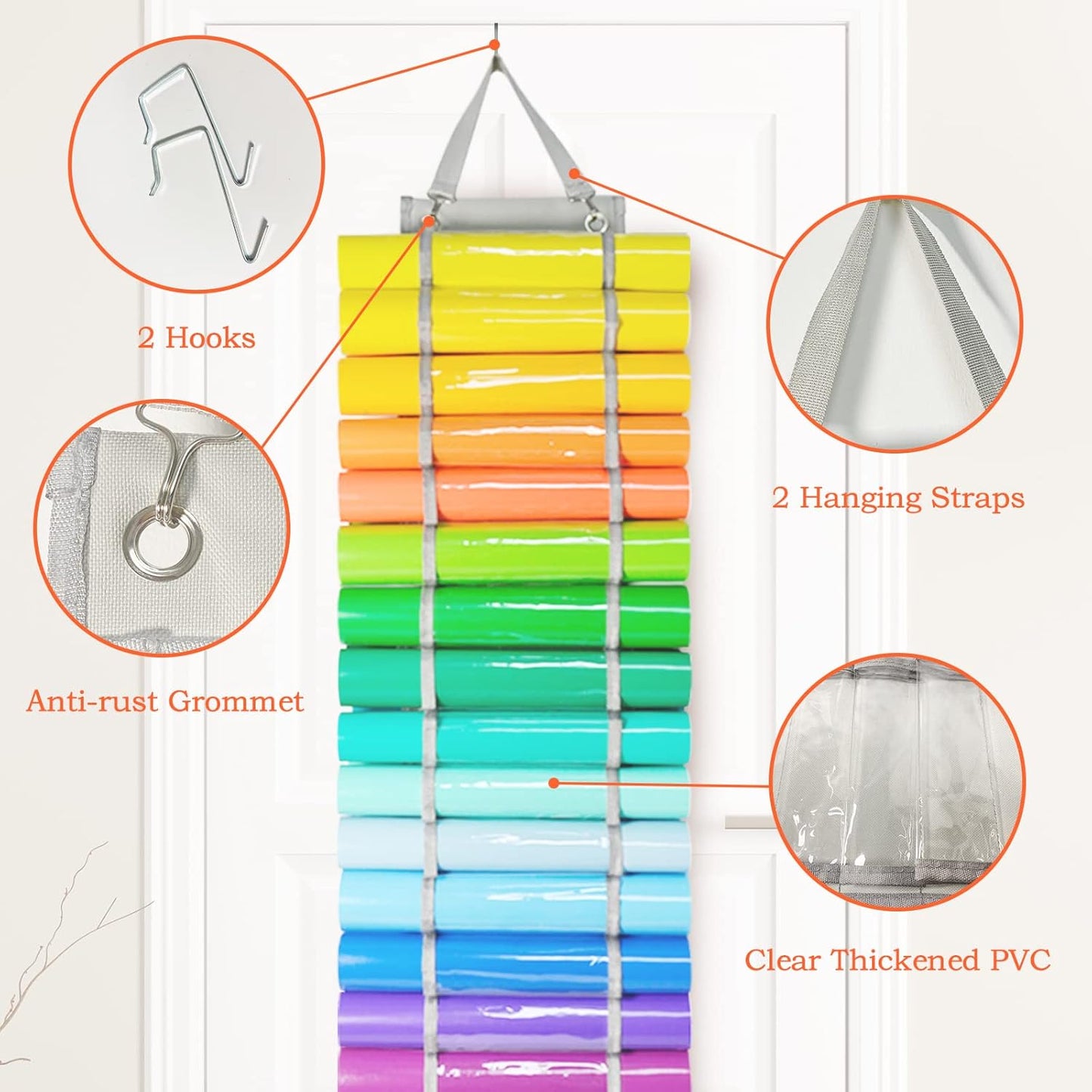 Vinyl Roll Storage Rack