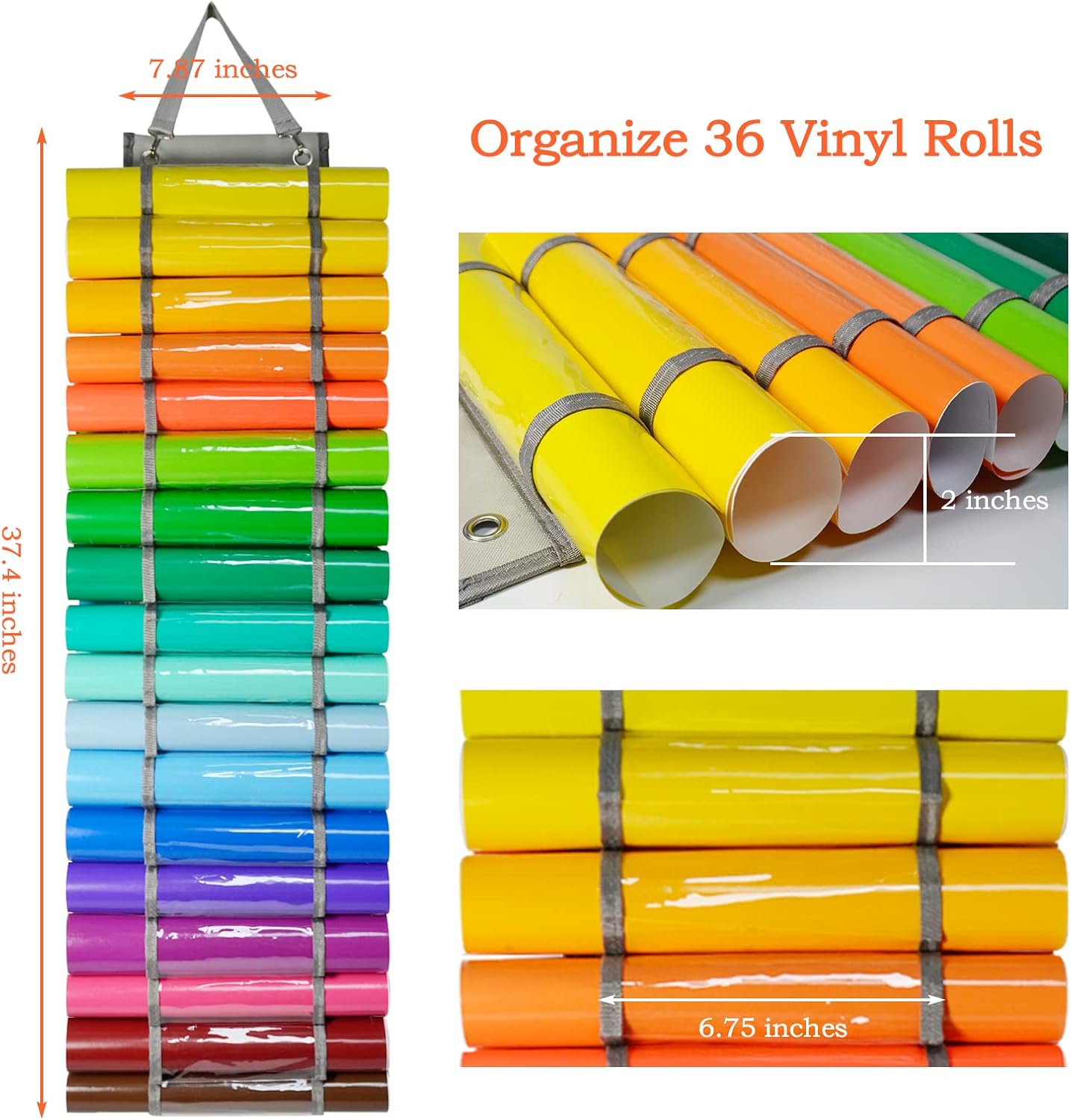 Vinyl Roll Storage Rack